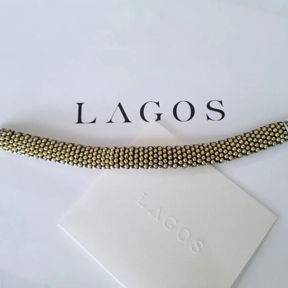 SOLD - LAGOS *ULTRA RARE* 15mm LUX Caviar 18K Gold Bracelet - PRISTINE $3850 - Picture 6 of 8